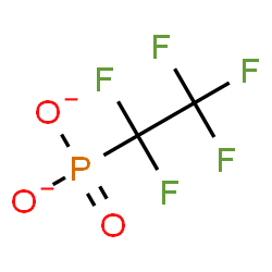 ChemSpider 2D Image | (Pentafluoroethyl)phosphonate | C2F5O3P