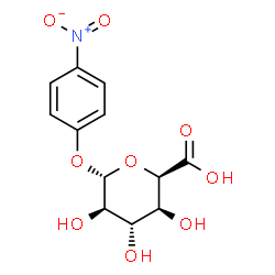 ChemSpider 2D Image | 4-Nitrophenyl alpha-L-idopyranosiduronic acid | C12H13NO9