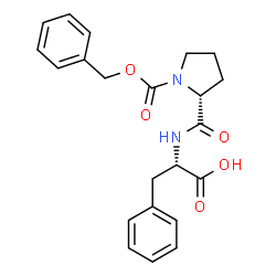 ChemSpider 2D Image | 1-[(Benzyloxy)carbonyl]-D-prolyl-L-phenylalanine | C22H24N2O5