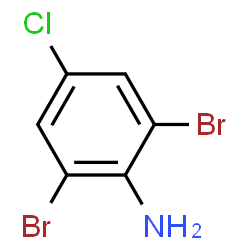 ChemSpider 2D Image | 2,6-Dibromo-4-chloroaniline | C6H4Br2ClN