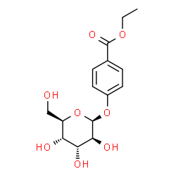 ChemSpider 2D Image | Ethyl 4-(beta-D-altropyranosyloxy)benzoate | C15H20O8