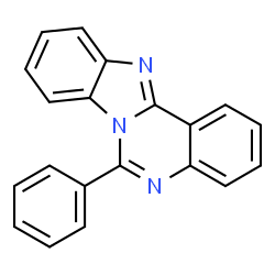 ChemSpider 2D Image | 6-Phenylbenzimidazo[1,2-c]quinazoline | C20H13N3