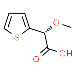 ChemSpider 2D Image | (2R)-Methoxy(2-thienyl)acetic acid | C7H8O3S