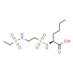 ChemSpider 2D Image | N-({2-[(Ethylsulfonyl)amino]ethyl}sulfonyl)-L-norleucine | C10H22N2O6S2