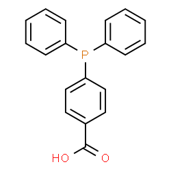 ChemSpider 2D Image | 4-(Diphenylphosphino)benzoic acid | C19H15O2P