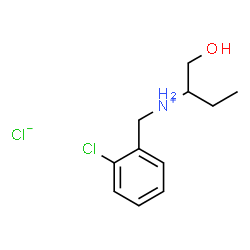 ChemSpider 2D Image | N-(2-Chlorobenzyl)-1-hydroxy-2-butanaminium chloride | C11H17Cl2NO