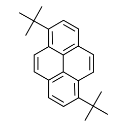 ChemSpider 2D Image | 1,6-Di-tert-butylpyrene | C24H26