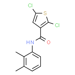ChemSpider 2D Image | 2,5-Dichloro-N-(2,3-dimethylphenyl)-3-thiophenecarboxamide | C13H11Cl2NOS