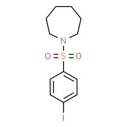 ChemSpider 2D Image | 1-[(4-Iodophenyl)sulfonyl]azepane | C12H16INO2S