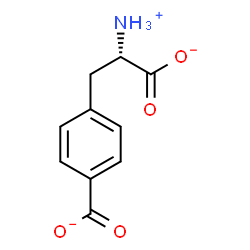 ChemSpider 2D Image | 4-[(2S)-2-Ammonio-2-carboxylatoethyl]benzoate | C10H10NO4