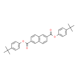 ChemSpider 2D Image | Bis[4-(2-methyl-2-propanyl)phenyl] 2,6-naphthalenedicarboxylate | C32H32O4