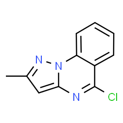 ChemSpider 2D Image | 5-Chloro-2-methylpyrazolo[1,5-a]quinazoline | C11H8ClN3