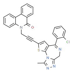 ChemSpider 2D Image | Ro-244736 | C31H20ClN5OS
