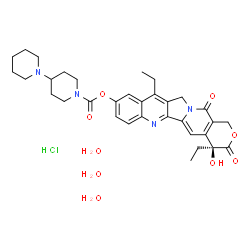 ChemSpider 2D图像|盐酸伊立替康| C33H45ClN4O9
