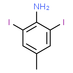 ChemSpider 2D Image | 2,6-Diiodo-4-methylaniline | C7H7I2N