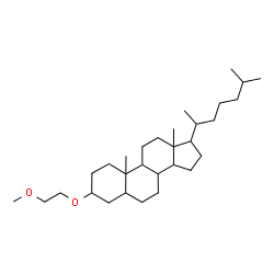 ChemSpider 2D Image | 3-(2-Methoxyethoxy)cholestane  | C30H54O2