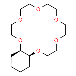 ChemSpider 2D Image | (16aR,20aS)-Hexadecahydro-1,4,7,10,13,16-benzohexaoxacyclooctadecine | C16H30O6