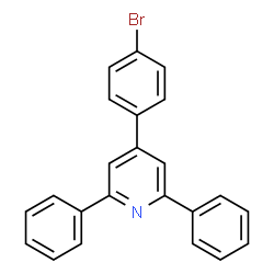 ChemSpider 2D Image | 4-(4-Bromophenyl)-2,6-diphenylpyridine | C23H16BrN