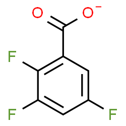 ChemSpider 2D Image | 2,3,5-Trifluorobenzoate | C7H2F3O2