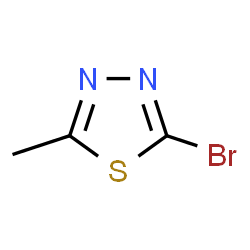 ChemSpider 2D Image | 2-Bromo-5-methyl-1,3,4-thiadiazole | C3H3BrN2S