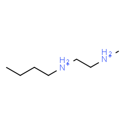 ChemSpider 2D Image | N-Butyl-N'-methyl-1,2-ethanediaminium | C7H20N2