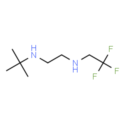 ChemSpider 2D Image | N-tert-Butyl-N'-(2,2,2-trifluoroethyl)ethane-1,2-diamine | C8H17F3N2
