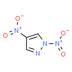 ChemSpider 2D Image | 1,4-Dinitro-1H-pyrazole | C3H2N4O4