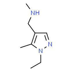 ChemSpider 2D Image | [(1-ETHYL-5-METHYLPYRAZOL-4-YL)METHYL](METHYL)AMINE | C8H15N3