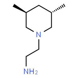 ChemSpider 2D Image | 2-[(3S,5S)-3,5-Dimethyl-1-piperidinyl]ethanamine | C9H20N2