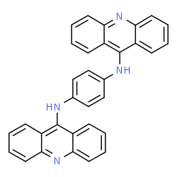 ChemSpider 2D Image | N,N'-Di(9-acridinyl)-1,4-benzenediamine | C32H22N4
