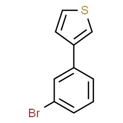 ChemSpider 2D Image | 3-(3-Bromophenyl)thiophene | C10H7BrS