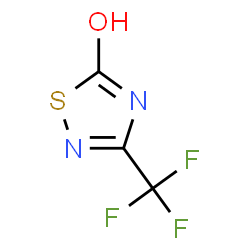 ChemSpider 2D Image | 3-(Trifluoromethyl)-1,2,4-thiadiazol-5-ol | C3HF3N2OS