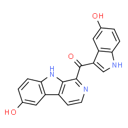 ChemSpider 2D Image | hyrtiosulawesine | C20H13N3O3