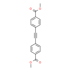 ChemSpider 2D Image | Dimethyl 4,4'-ethyne-1,2-diyldibenzoate | C18H14O4