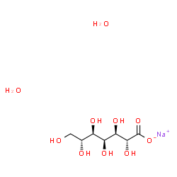 ChemSpider 2D Image | GLUCEPTATE SODIUM DIHYDRATE | C7H17NaO10