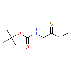 ChemSpider 2D Image | Methyl [(tert-butoxycarbonyl)amino]ethane(dithioate) | C8H15NO2S2