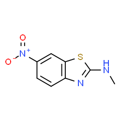 ChemSpider 2D Image | N-methyl-6-nitrobenzo[d]thiazol-2-amine | C8H7N3O2S