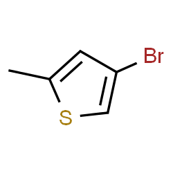 ChemSpider 2D Image | 4-Bromo-2-methylthiophene | C5H5BrS