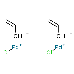 ChemSpider 2D Image | Chloropalladium(1+) 2-propen-1-ide (1:1) | C6H10Cl2Pd2