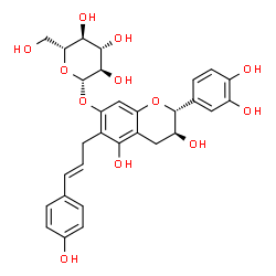 ChemSpider 2D Image | Sachaliside 2 | C30H32O12