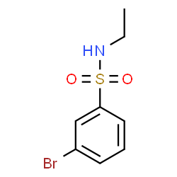 ChemSpider 2D Image | 3-Bromo-N-ethylbenzenesulfonamide | C8H10BrNO2S