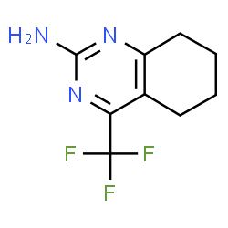 ChemSpider 2D Image | 4-(Trifluoromethyl)-5,6,7,8-tetrahydro-2-quinazolinamine | C9H10F3N3