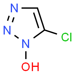 ChemSpider 2D Image | 5-Chloro-1H-1,2,3-triazol-1-ol | C2H2ClN3O