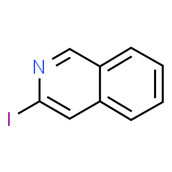 ChemSpider 2D Image | 3-Iodoisoquinoline | C9H6IN