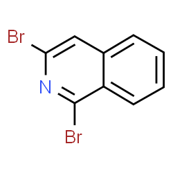 ChemSpider 2D Image | 1,3-Dibromoisoquinoline | C9H5Br2N