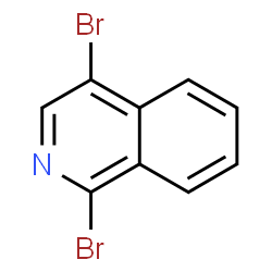 ChemSpider 2D Image | 1,4-Dibromoisoquinoline | C9H5Br2N