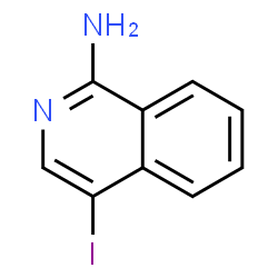 ChemSpider 2D Image | 4-Iodo-1-isoquinolinamine | C9H7IN2