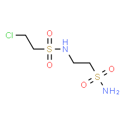ChemSpider 2D Image | 2-Chloro-N-(2-sulfamoylethyl)ethanesulfonamide | C4H11ClN2O4S2