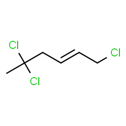 ChemSpider 2D Image | (2E)-1,5,5-Trichloro-2-hexene | C6H9Cl3