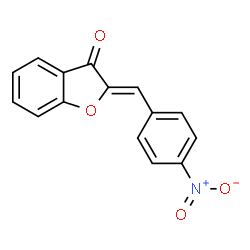 ChemSpider 2D Image | (2Z)-2-(4-Nitrobenzylidene)-1-benzofuran-3(2H)-one | C15H9NO4